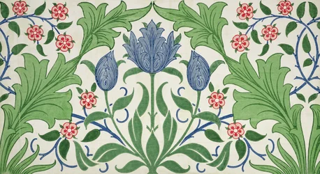 Floral wallpaper design